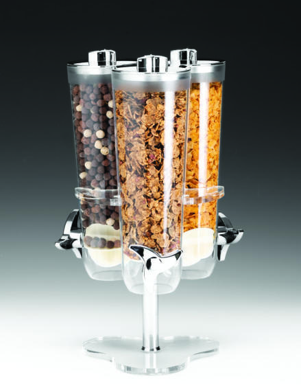 ZCP 841 — 3'LÜ DÖNER CORNFLEKS ALETİ 23 x 23 x H: 42 cm