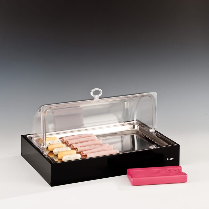 ZCP 292 — POLYCARBONAT ROLLTOP KAPAKLI SOĞUTUCULU TEŞHİR / KÜÇÜK 45 x 30 cm