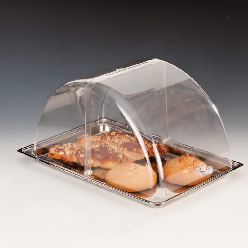 ZCP 420 — POLYCARBONAT ROLLTOP KAPAKLI MUHAFAZA KABI / KÜÇÜK / 18/10 44 x 29