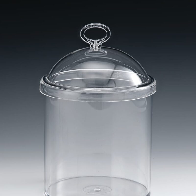 ZCP 475 — AKRİLİK KAPAKLI POLYCARBONAT KAVANOZ Ø 15 x H:16 cm