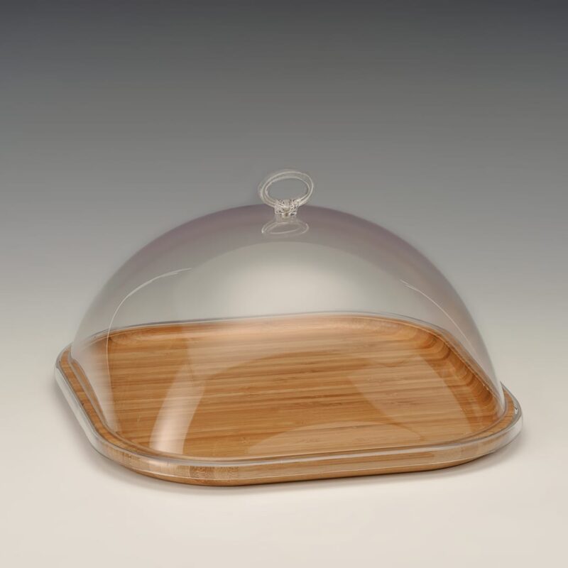 ZCP 696 — AKRİLİK KAPAKLI FANUS 25 x 25 x H: 14 cm