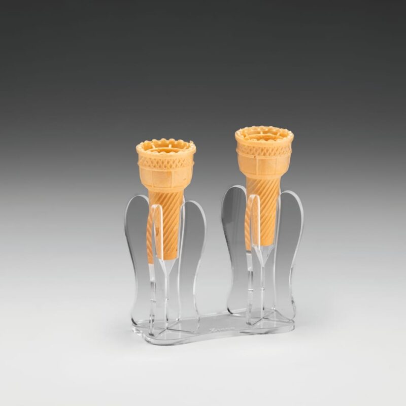ZCP 805 — AKRİLİK DONDURMA SERVİS STANDI 6 x 12 x H: 11 cm