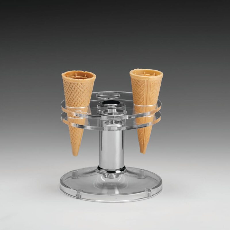 ZCP 854 — AKRİLİK DONDURMA SERVİS STANDI Ø 14 x H: 12,5 cm