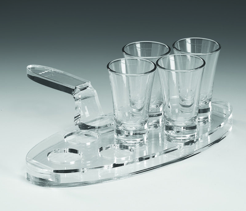 ZCP 875 — AKRİLİK SHOT SERVİSİ / 7'Lİ -11,5 X 26 cm