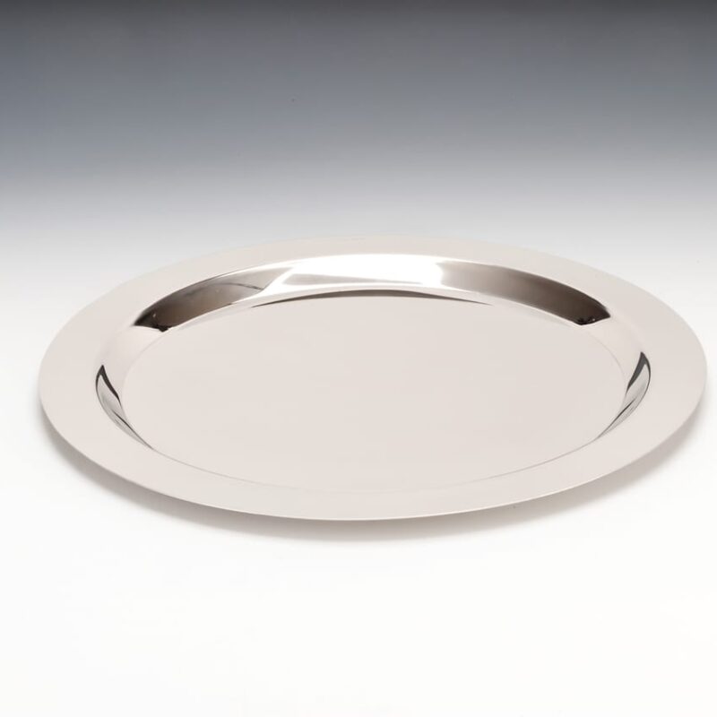 ZCP 072 — ÇELİK TEŞHİR TEPSİ 18/10 (304 KALİTE) Ø 43,5 cm