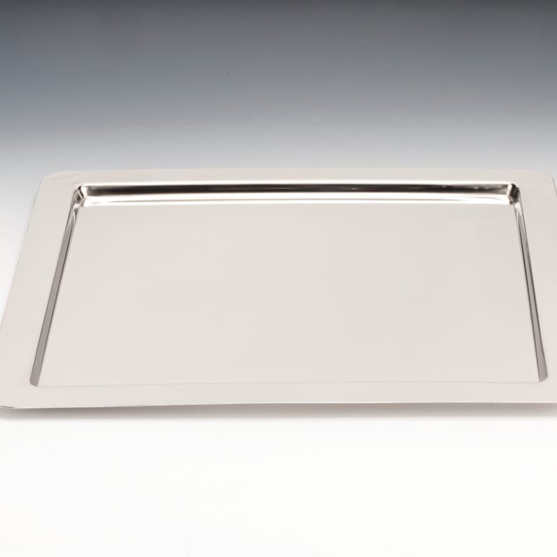 ZCP 078 — ÇELİK TEŞHİR TEPSİ 18/10 (304 KALİTE) 46 x 46 cm