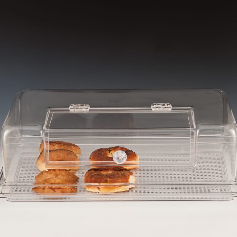 ZCP 157 — POLYCARBONAT TEPSİLİ MUHAFAZA KABI / GN 1/1 35 x 55 x H: 16 cm
