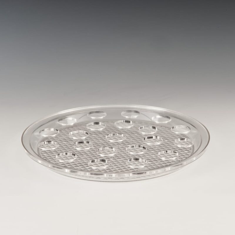 ZCP 312 — POLYCARBONAT TEPSİLİ SHOT SERVİSİ /21'Lİ -Ø 34 cm