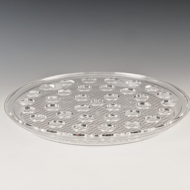 ZCP 313 — POLYCARBONAT TEPSİLİ SHOT SERVİSİ /35 'Lİ -Ø 42 cm