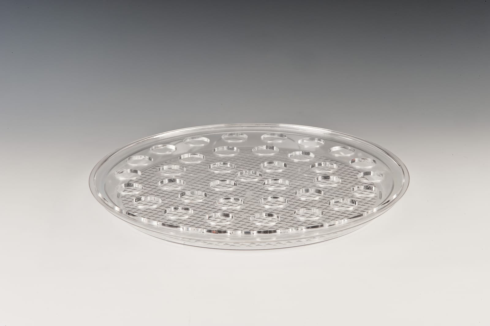 ZCP 313 — POLYCARBONAT TEPSİLİ SHOT SERVİSİ /35 'Lİ -Ø 42 cm