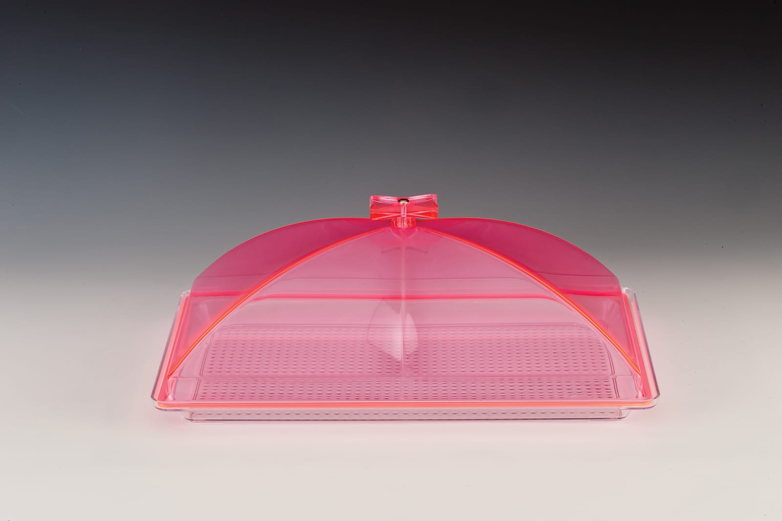 ZCP 373 - P — POLYCARBONAT TEPSİLİ, AKRİLİK KAPAKLI MUHAFAZA KABI / KÜÇÜK 28 x 43 cm