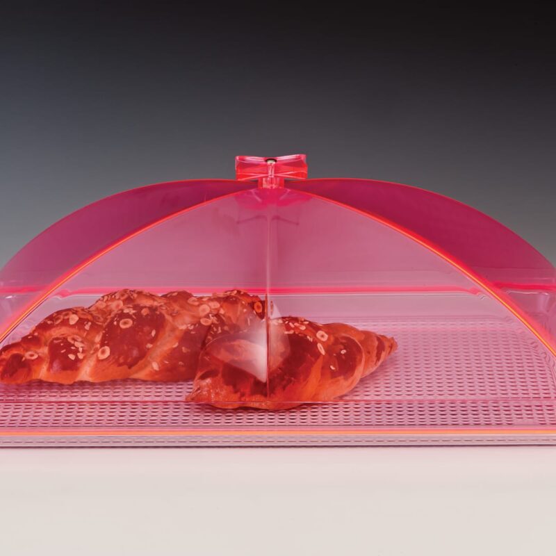 ZCP 375 - P — POLYCARBONAT TEPSİLİ, AKRİLİK KAPAKLI MUHAFAZA KABI / BÜYÜK 35 x 55 cm