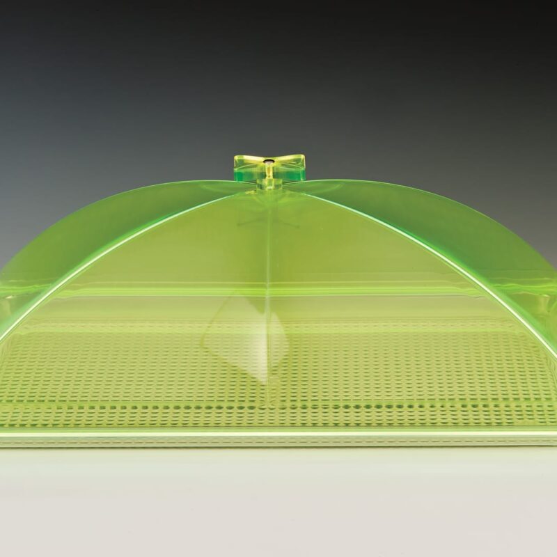 ZCP 375 - Y — POLYCARBONAT TEPSİLİ, AKRİLİK KAPAKLI MUHAFAZA KABI / BÜYÜK 35 x 55 cm