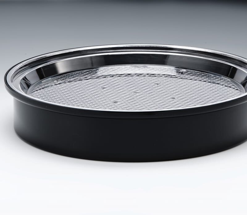 ZCP 465 — KARPUZ TEŞHİR TEPSİSİ (POLYCARBONAT TEPSİLİ AKRİLİK ALTLI) / YUVARLAK Ø 42 cm