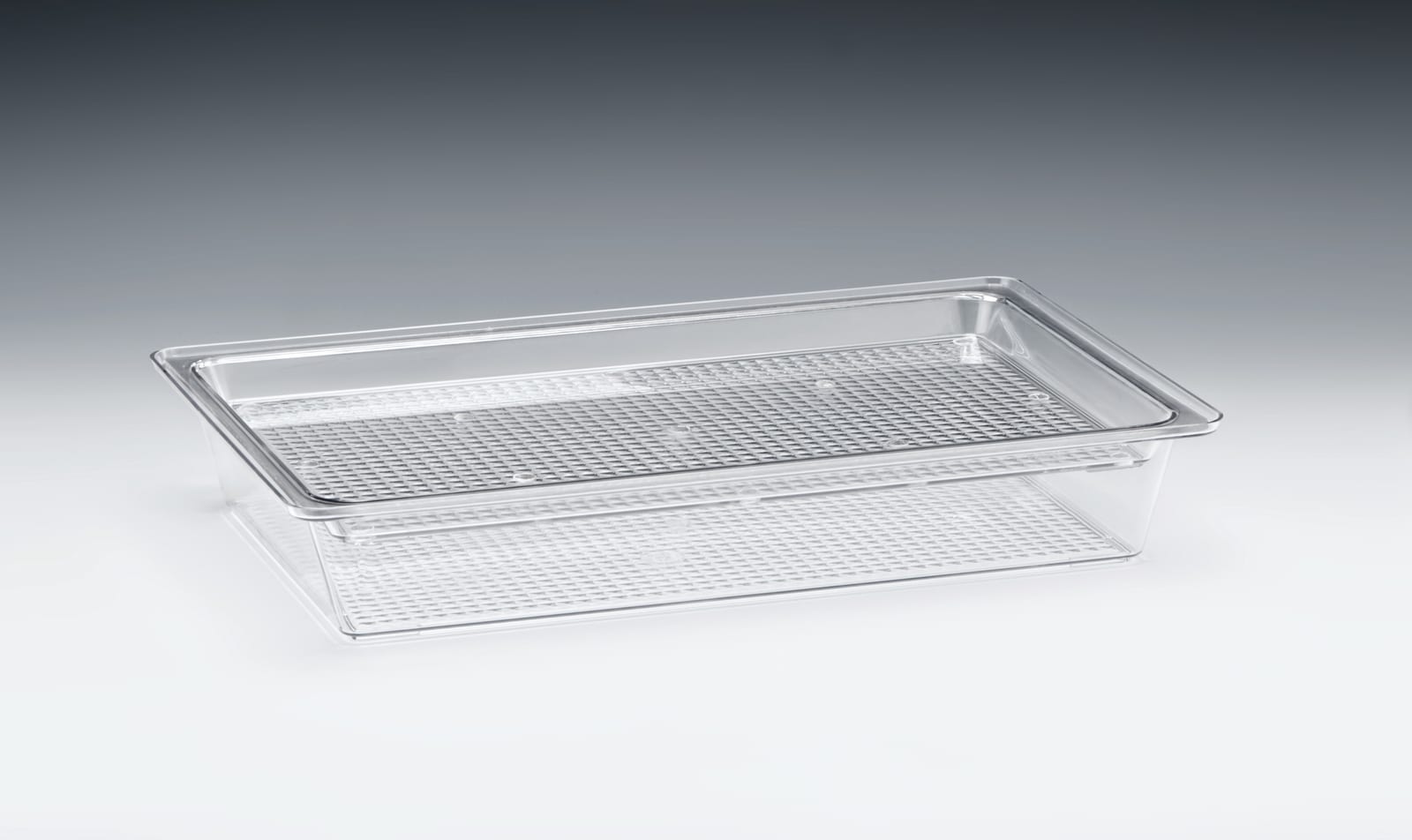 ZCP 466 — KARPUZ TEŞHİR TEPSİSİ (KOMPLE POLYCARBONAT) / KÜÇÜK 43,5 x 29 cm