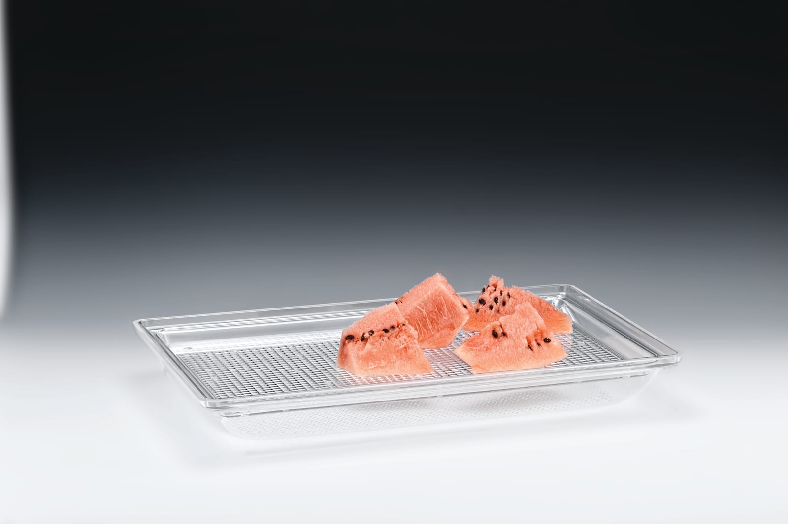 ZCP 467 — KARPUZ TEŞHİR TEPSİSİ (POLYCARBONAT TEPSİLİ AKRİLİK ALTLI) / BÜYÜK 55 x 35,5 cm