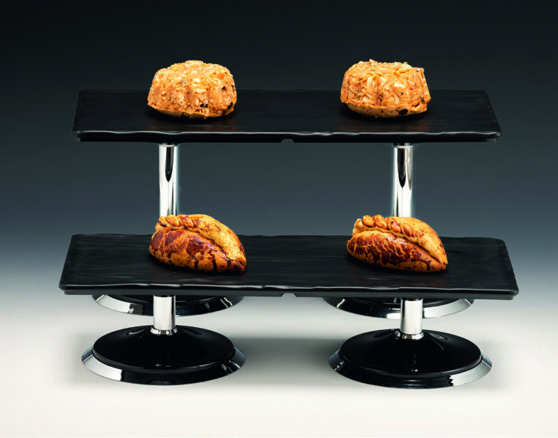 ZCP 825 — MELAMİN TEPSİLİ TEŞHİR STANDI 45 X 19 H: 21 cm