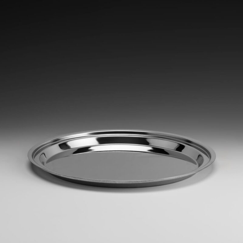 ZKC 900 — ÇELİK TEŞHİR TEPSİ (430 KALİTE) Ø 30,5 cm