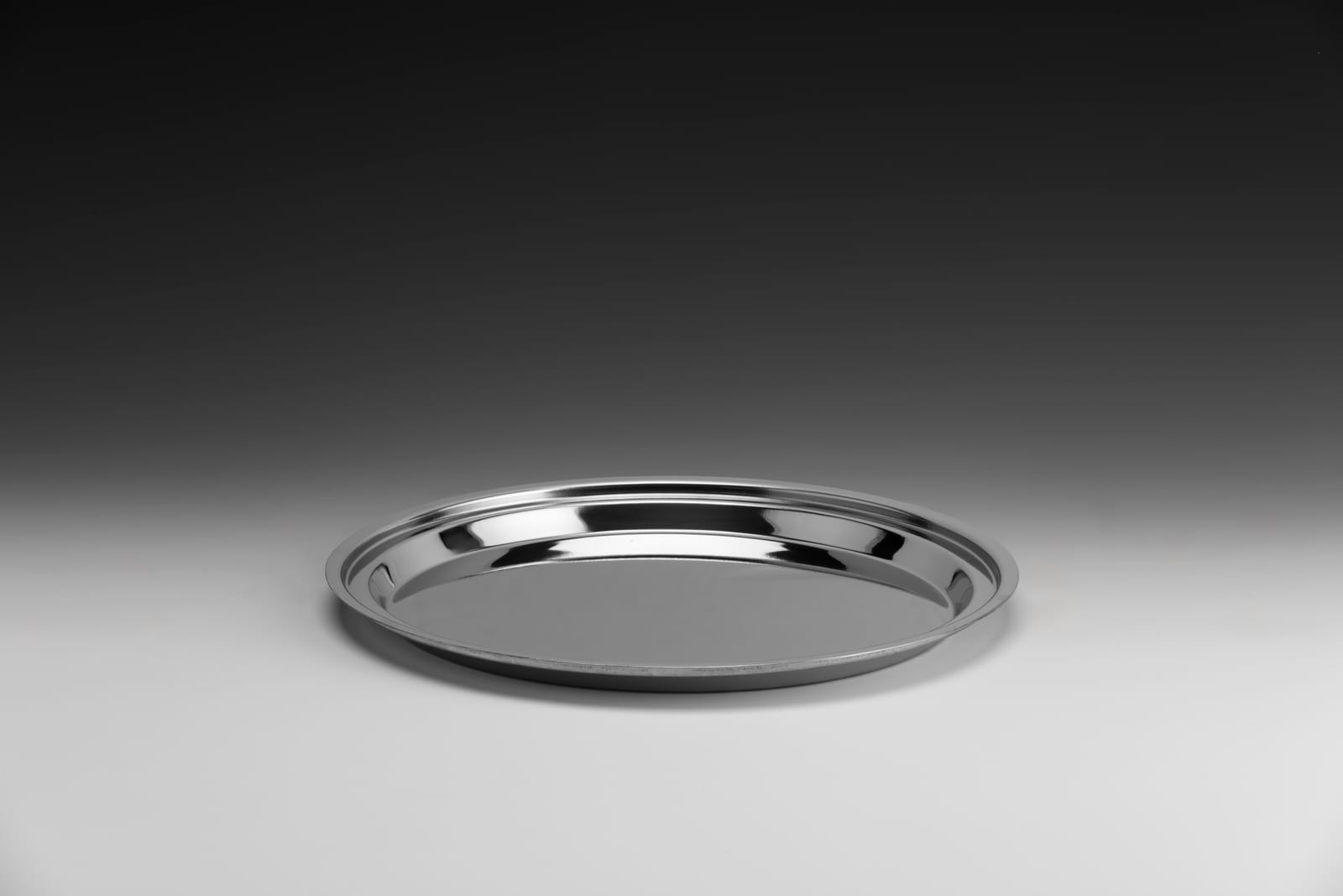 ZKC 900 — ÇELİK TEŞHİR TEPSİ (430 KALİTE) Ø 30,5 cm