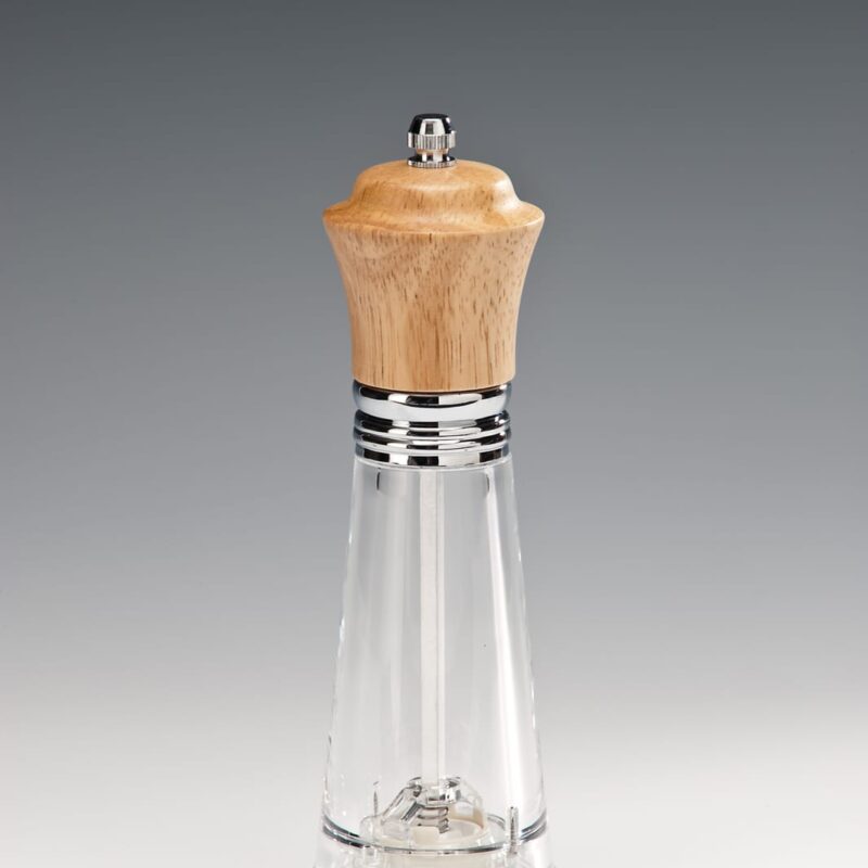 P019 - 08P — AKRİLİK TUZ -KARABİBER DEĞİRMENİ 18,5 cm