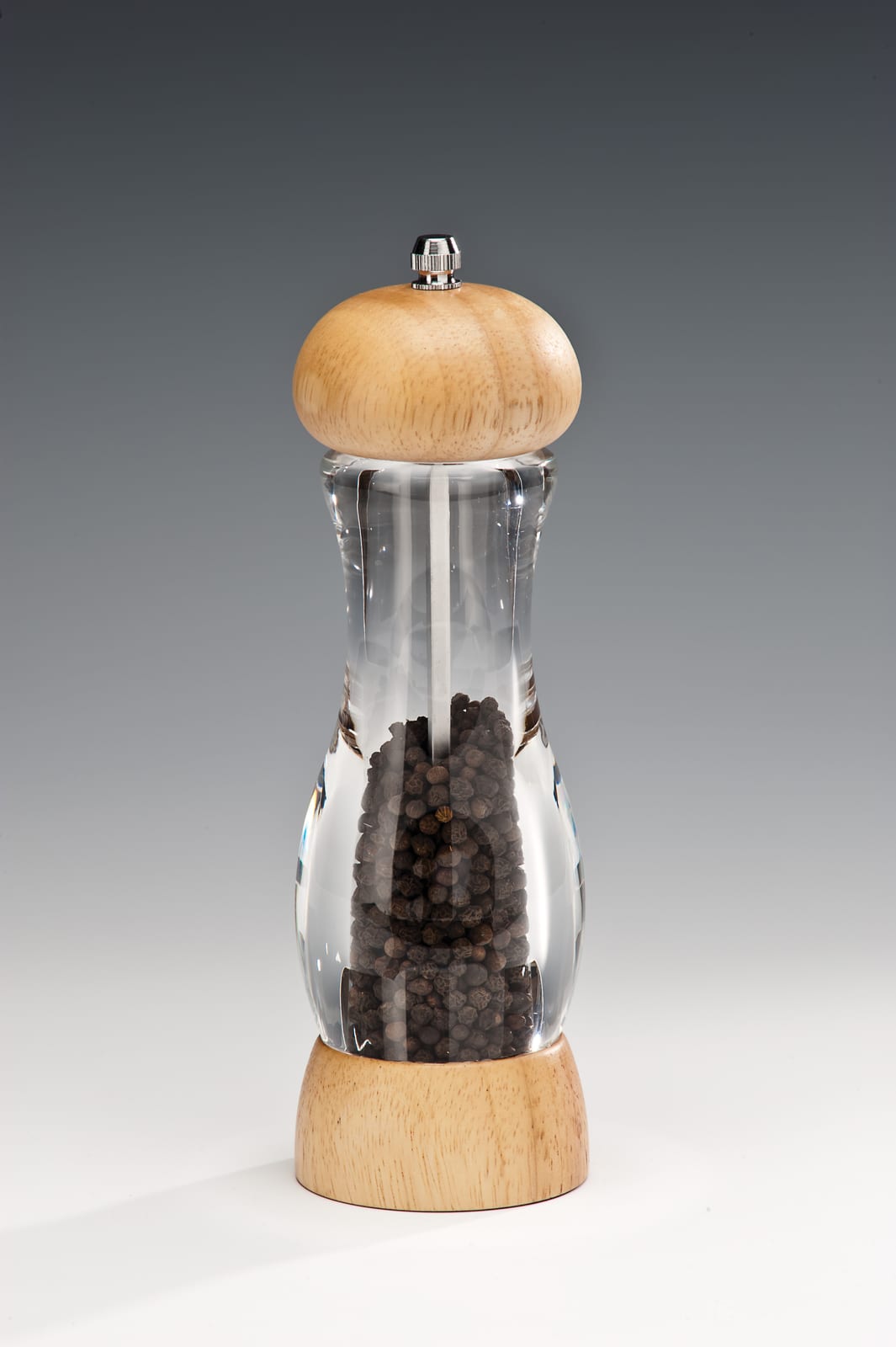 P023 - 08P — AKRİLİK TUZ -KARABİBER DEĞİRMENİ 21 cm