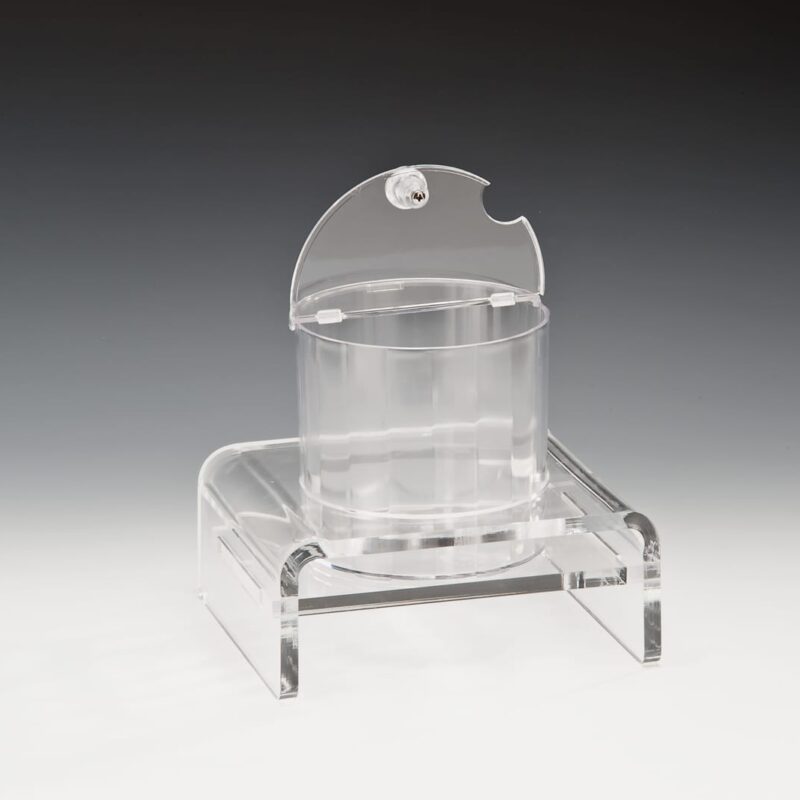 ZCP 202 — POLYCARBONAT SOSLUK REÇELLİK STANDI / 1,5 LİTRE 19,5 x 21 x H: 19 cm