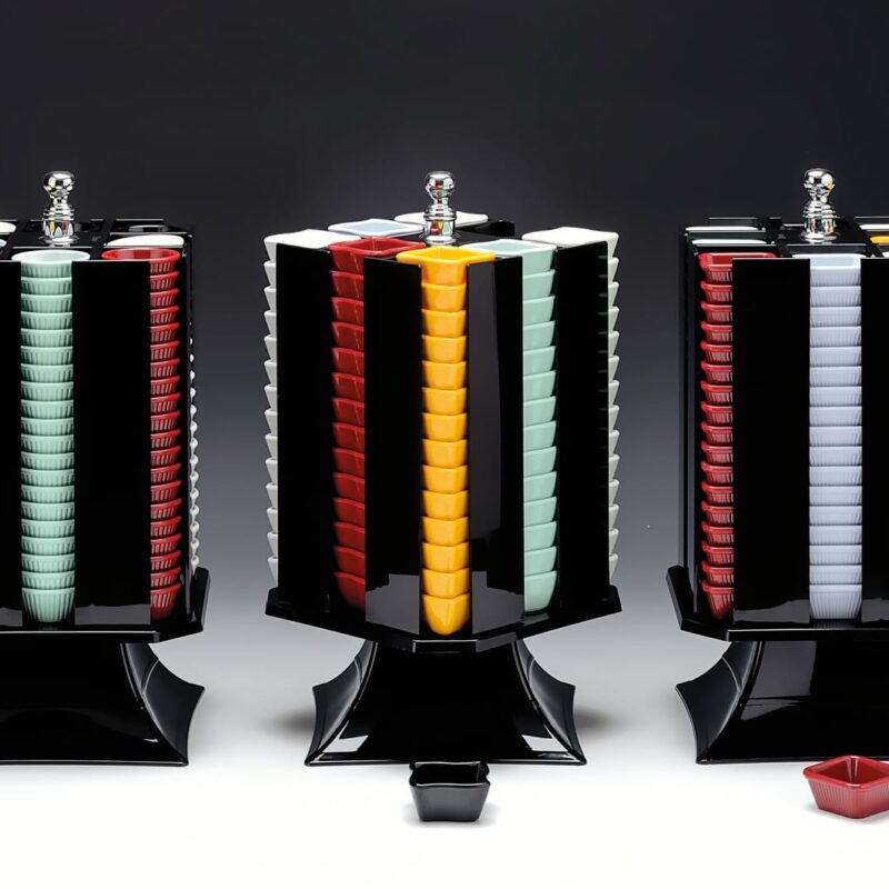 ZCP 477 — ABS DÖNER SOSLUK REÇELLİK STANDI - 20 x 20 x H: 42 cm