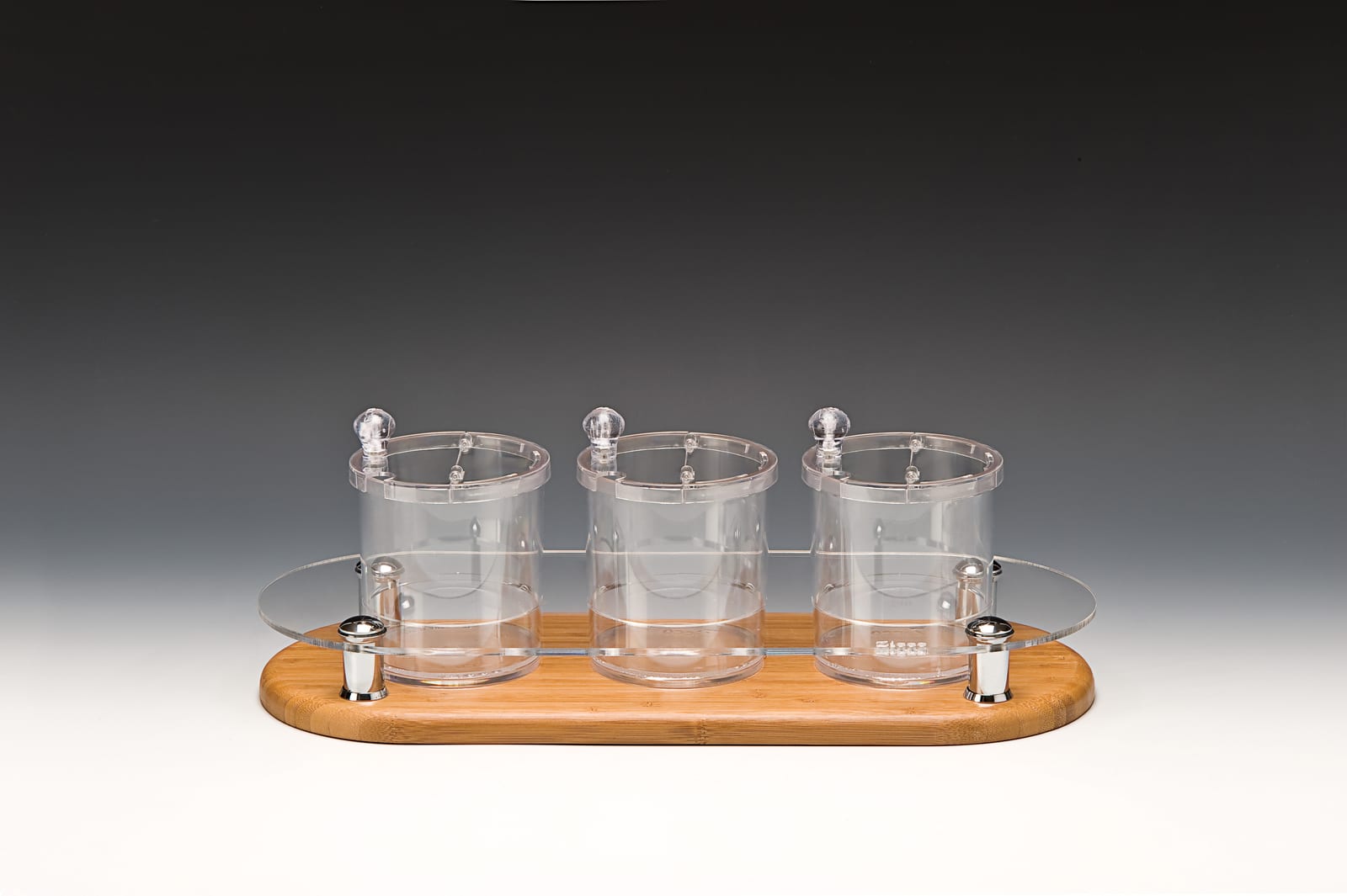 ZCP 576 — POLYCARBONAT SOSLUK REÇELLİK, BAHARATLIK STANDI / 0,75 LİTRE 48 x 19 x H: 17 cm