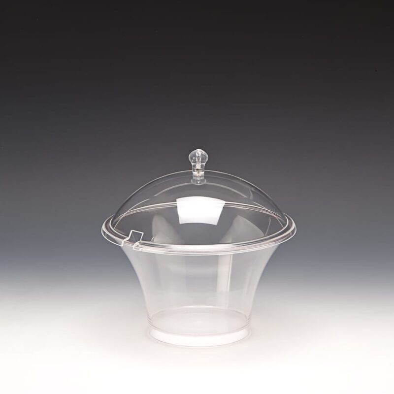 ZCP 594 — AKRİLİK KAPAKLI POLYCARBONAT SOSLUK REÇELLİK Ø 23 cm X H: 23 cm