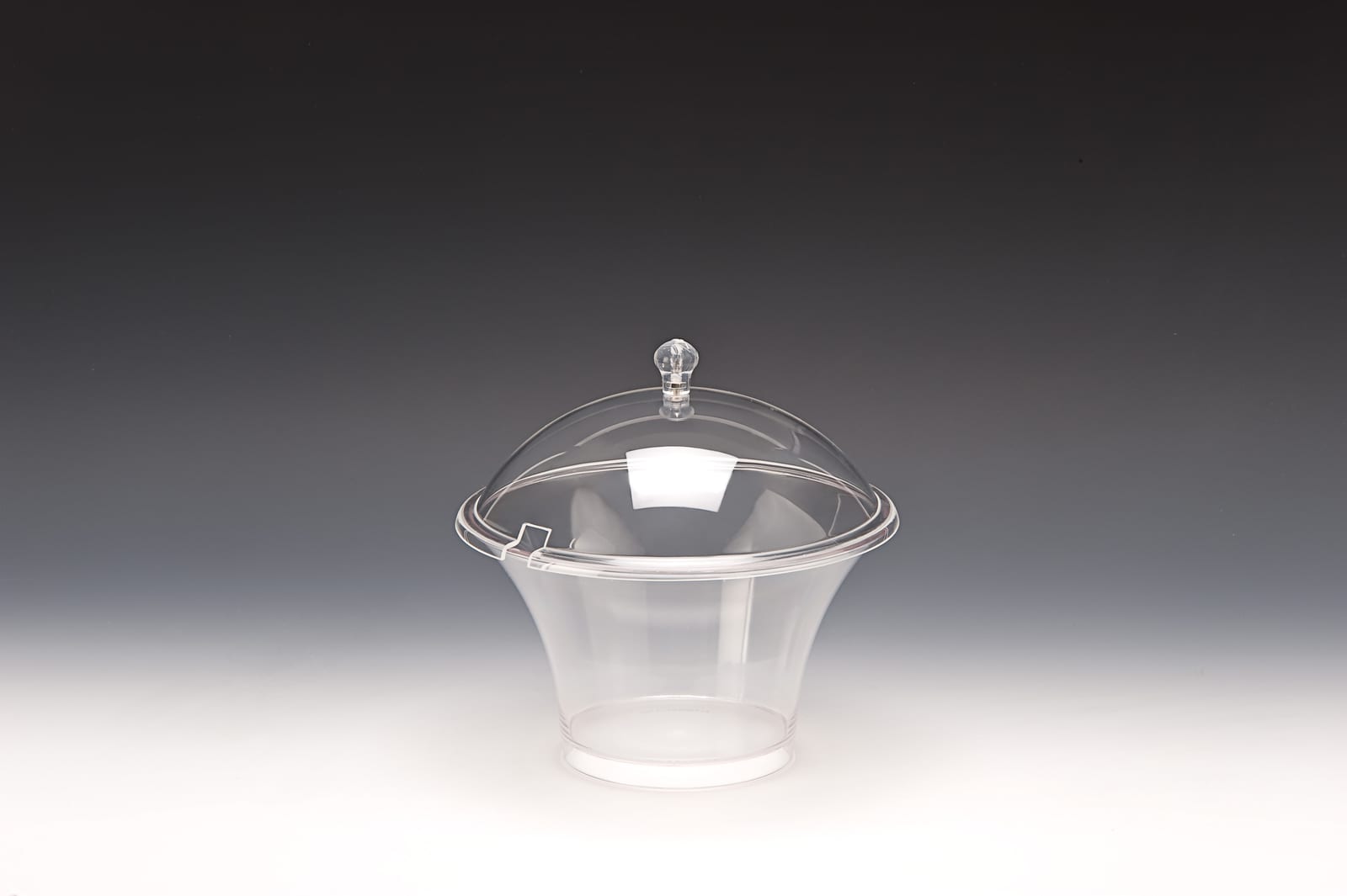 ZCP 594 — AKRİLİK KAPAKLI POLYCARBONAT SOSLUK REÇELLİK Ø 23 cm X H: 23 cm