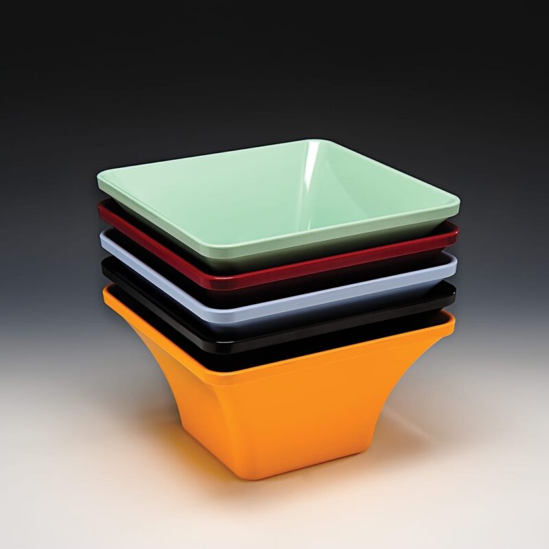 K 1407 — MELAMİN TEŞHİR - 27 x 27 H: 14,5 cm