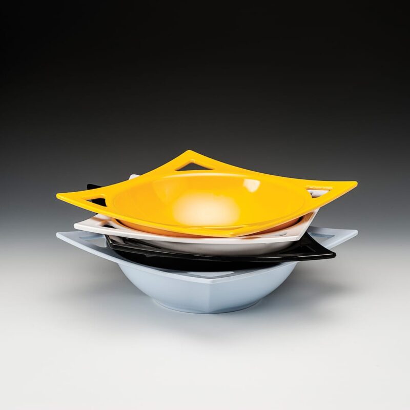 K 19471 — MELAMİN TEŞHİR - 27 x 27 x H: 8 cm