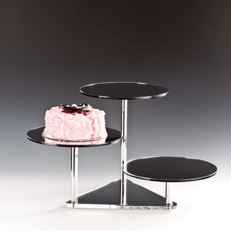 ZCP 083 - Y — AYNALI TEŞHİR STANDI Ø 29 x H: 11, 23, 35 cm