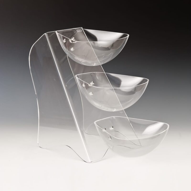 ZCP 433 — AKRİLİK ÇOK AMAÇLI TEŞHİR STANDI 47 x 25 x H: 37 cm