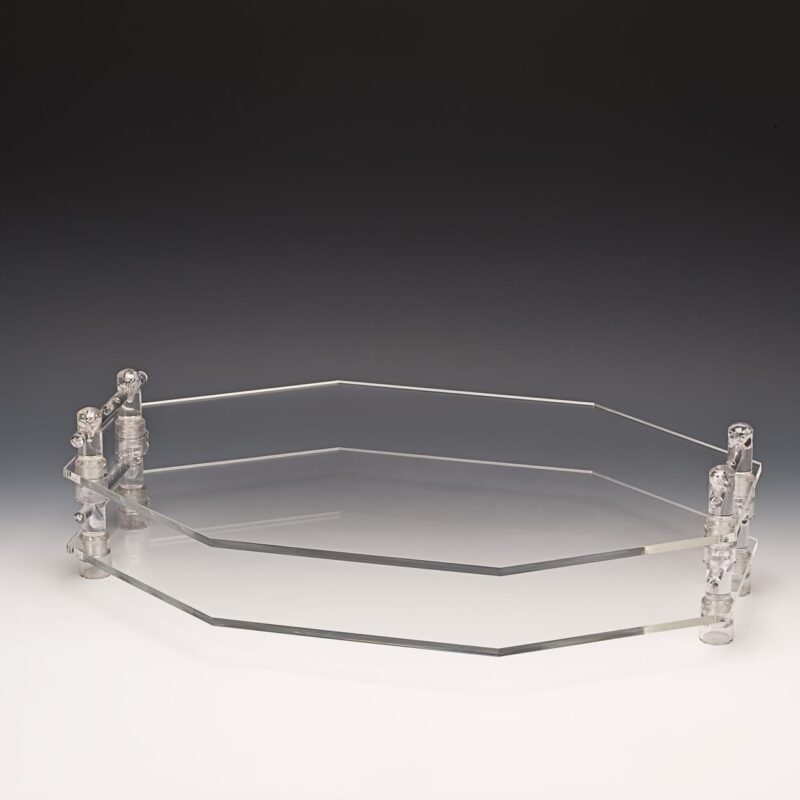 ZCP 587 — AKRİLİK TEŞHİR STANDI / SEKİZGEN 60 x 40 cm