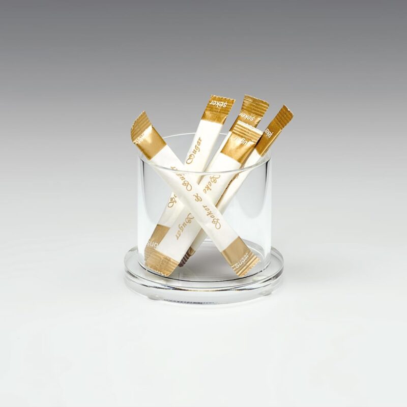 ZCP 670 — AKRİLİK ÇUBUK POŞET ŞEKERLİK Ø 7-8,5 x H: 7 cm