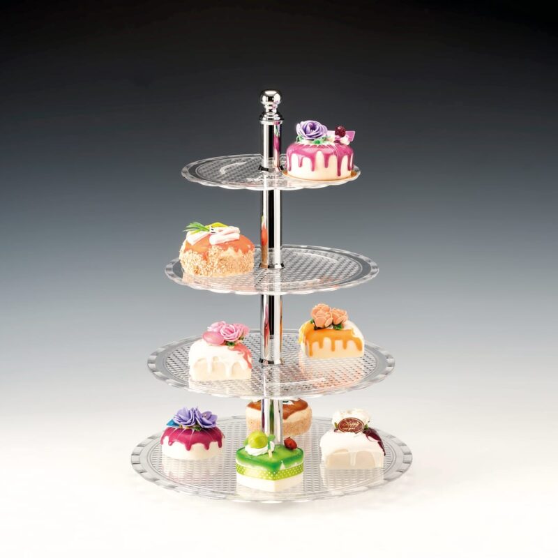 ZCP 712-1 — POLYCARBONAT TEŞHİR STANDI H: 42 cm (Ø 19-23-27-31 cm)