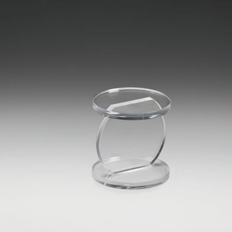 ZCP 794 — AKRİLİK TEŞHİR YÜKSELTİCİ Ø 10,5 x H: 10,5 cm