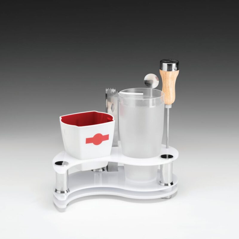 ZCP 838 — AKRİLİK STANDLI BAR SETİ TAKIMI 14 x 25 x H: 8 cm
