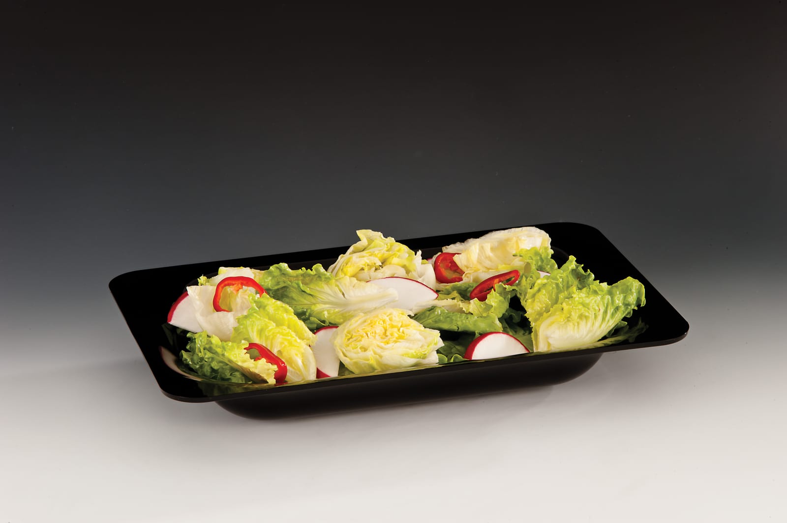 ZCP 298 — POLYCARBONAT TEŞHİR TABAK 40 x 26 x H: 6,5 cm
