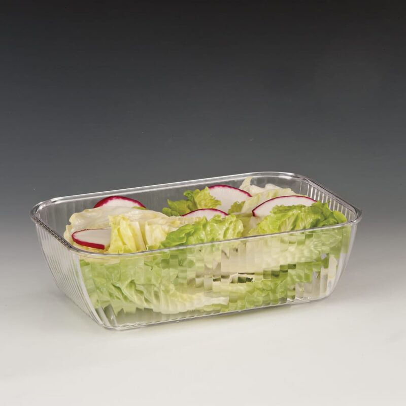ZCP 400 — POLYCARBONAT TEŞHİR KASE 18 x 27 x H: 8 cm