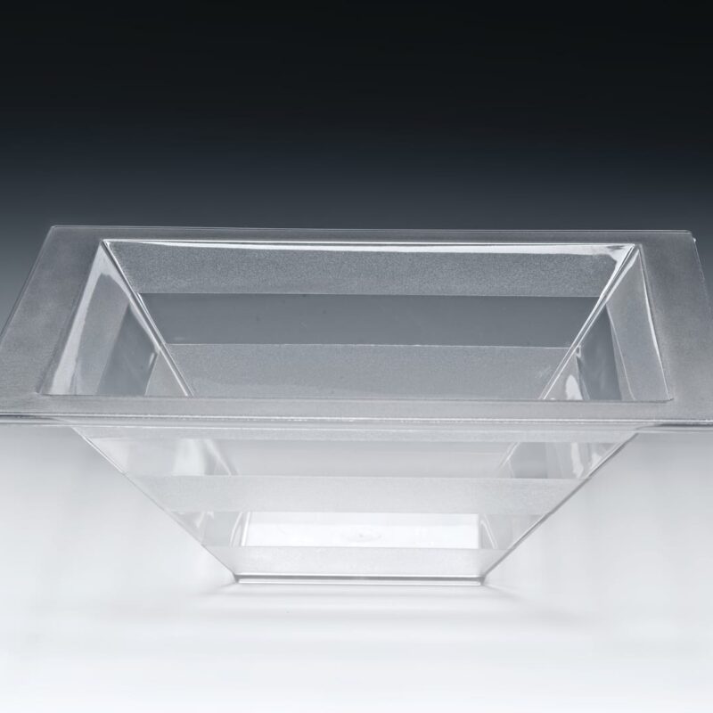 ZCP 471 — POLYCARBONAT TEŞHİR KASE 44,5 x 44,5 x H: 15,5 cm