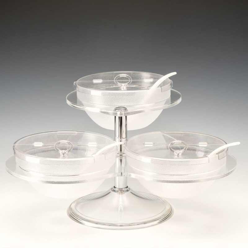 ZCP 730 — POLYCARBONAT KASELİ TEŞHİR STANDI - 54 x 50 x H: 30 cm