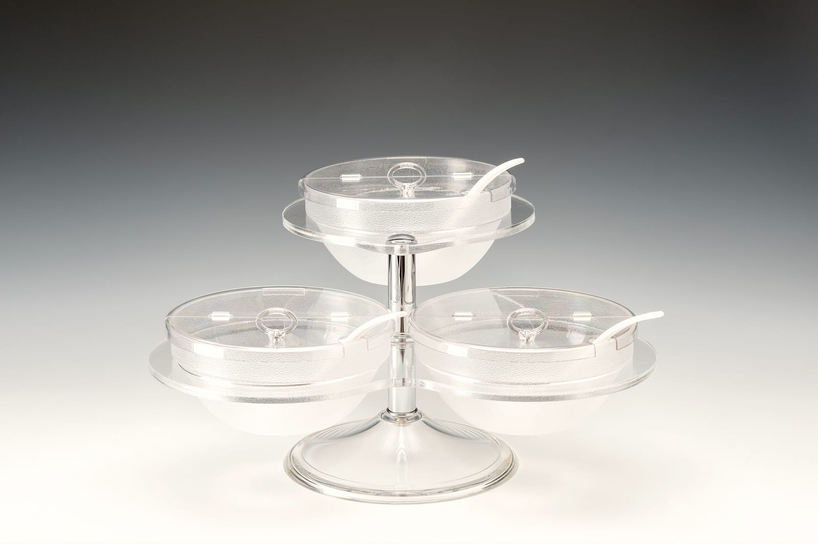 ZCP 730 — POLYCARBONAT KASELİ TEŞHİR STANDI - 54 x 50 x H: 30 cm