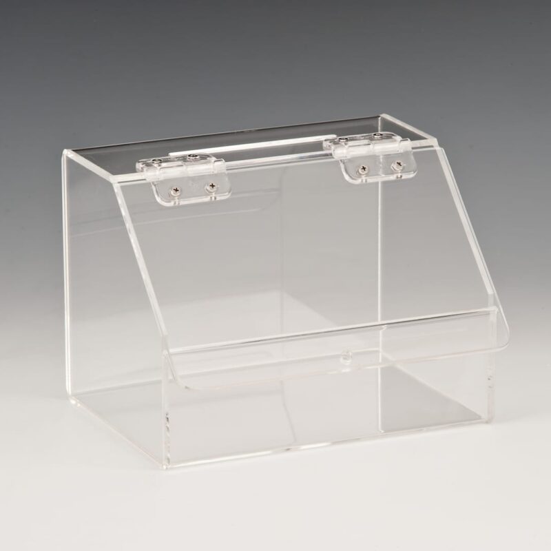 ZCP 355 — AKRİLİK BAHŞİŞ KUTUSU 14,5 x 20 x H: 14,5 cm
