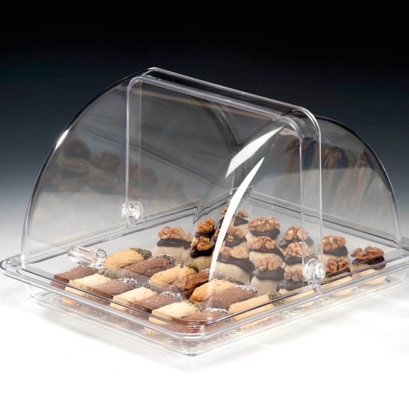 ZCP 710 — KOMPLE POLYCARBONAT MUHAFAZA KABI / GN 1/2 28 x 34 x H: 21 cm